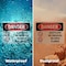 Signmission Acetylene No Smoking No Open Flames Danger Sign, Plastic, 10in W x 7in L, 2PK OS-2PACK-DS-P-710-L-1016 - alternate 4